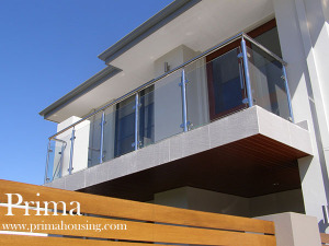 Balustrade De Balcony Stainless Steel Glass Railing system for Terrace